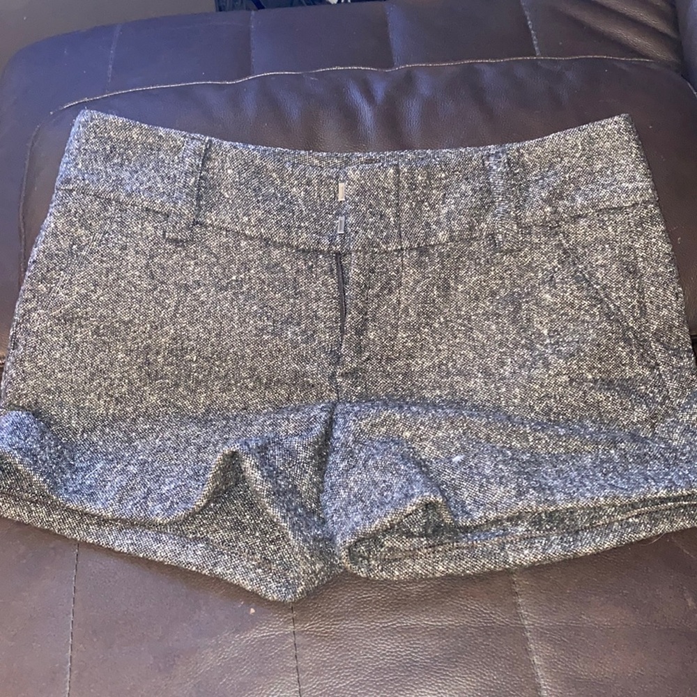 - ALICE + OLIVIA WOOL TWEED SHORTS